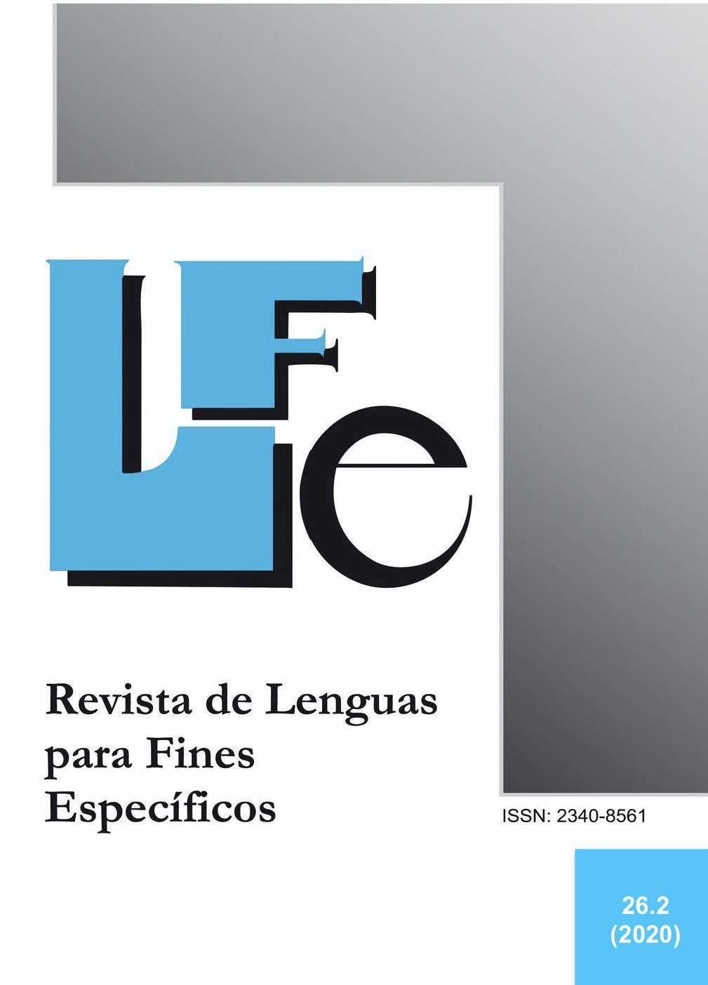 					View Vol. 26 No. 2 (2020): Revista de Lenguas para Fines Específicos
				
