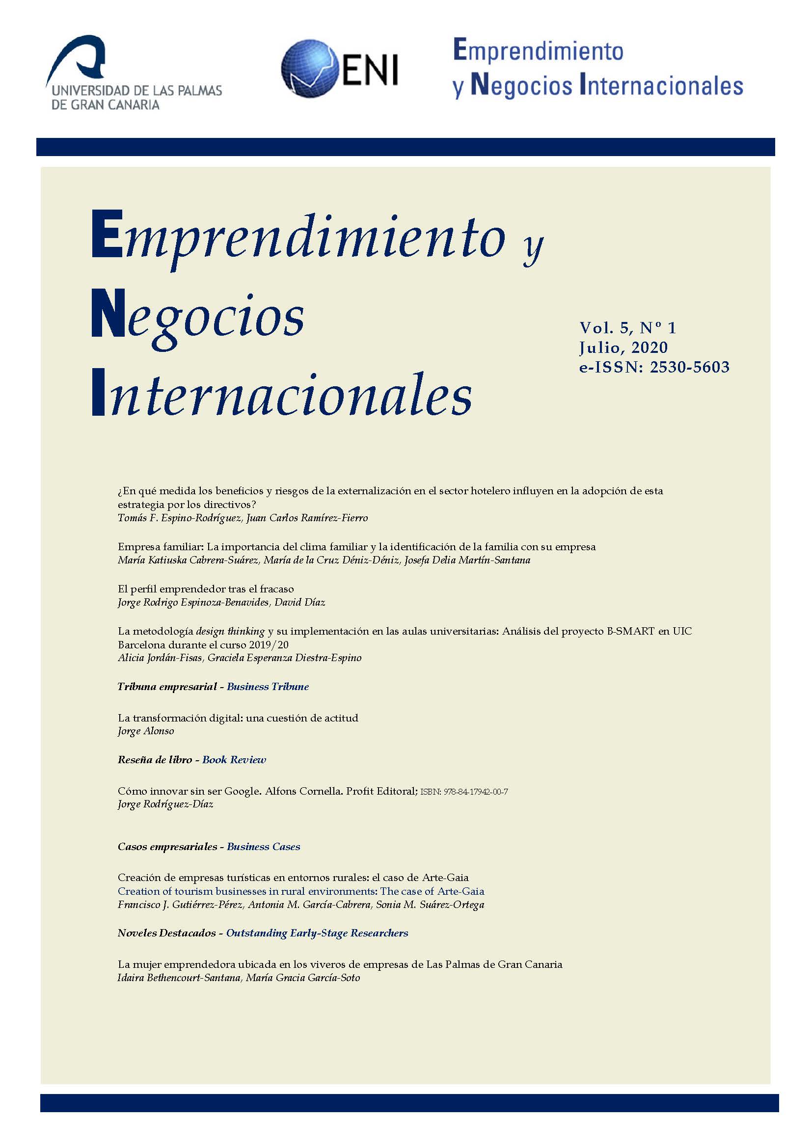 					Ver Vol. 5 Núm. 1 (2020): Emprendimiento y Negocios Internacionales
				