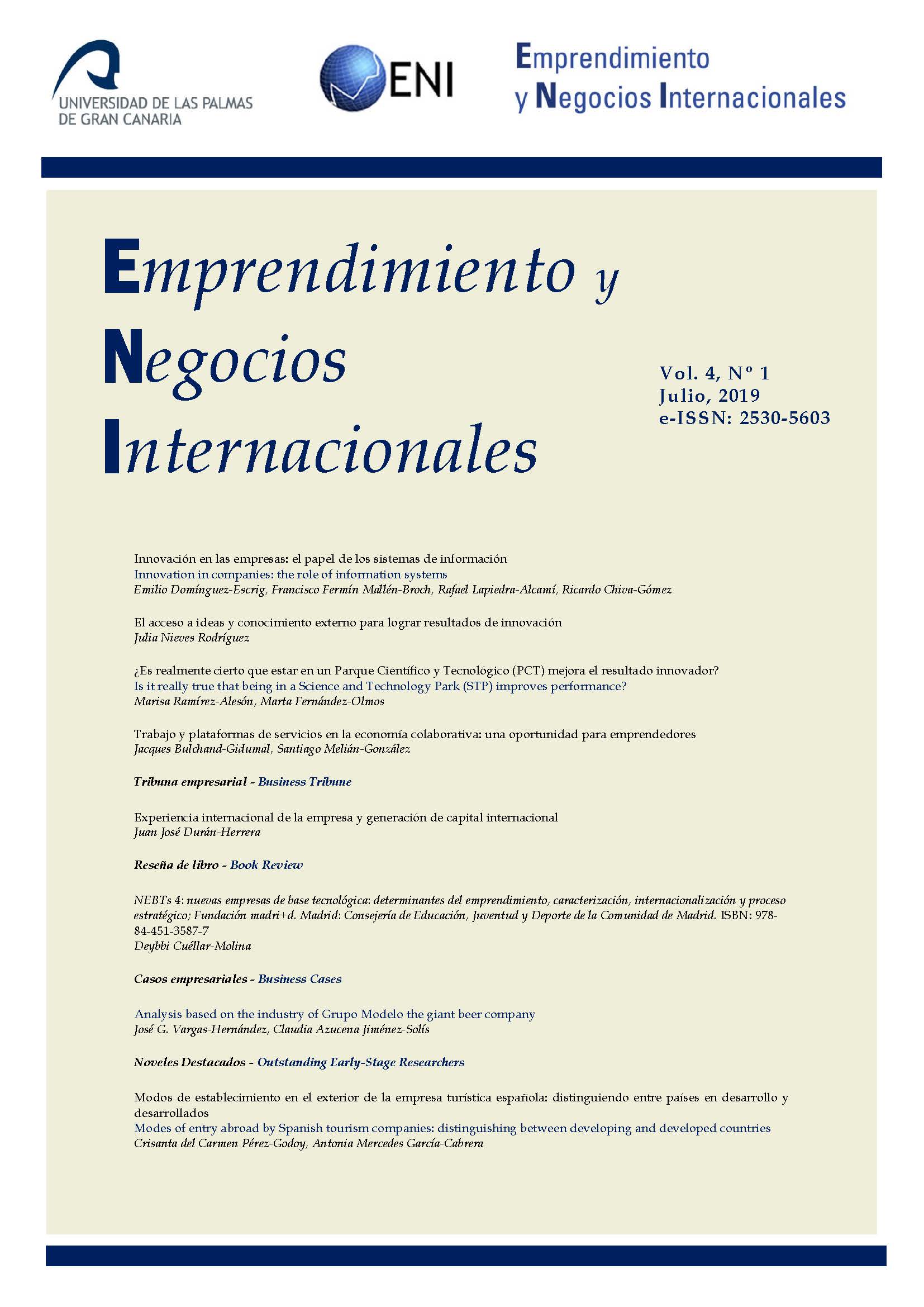 					Ver Vol. 4 Núm. 1 (2019): Emprendimiento y Negocios Internacionales
				